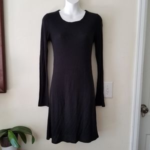 BCBG Maxazria Long Sleeve Thin Black Dress
